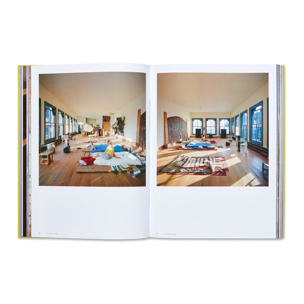 Interior spread of the book Donald Judd Spaces