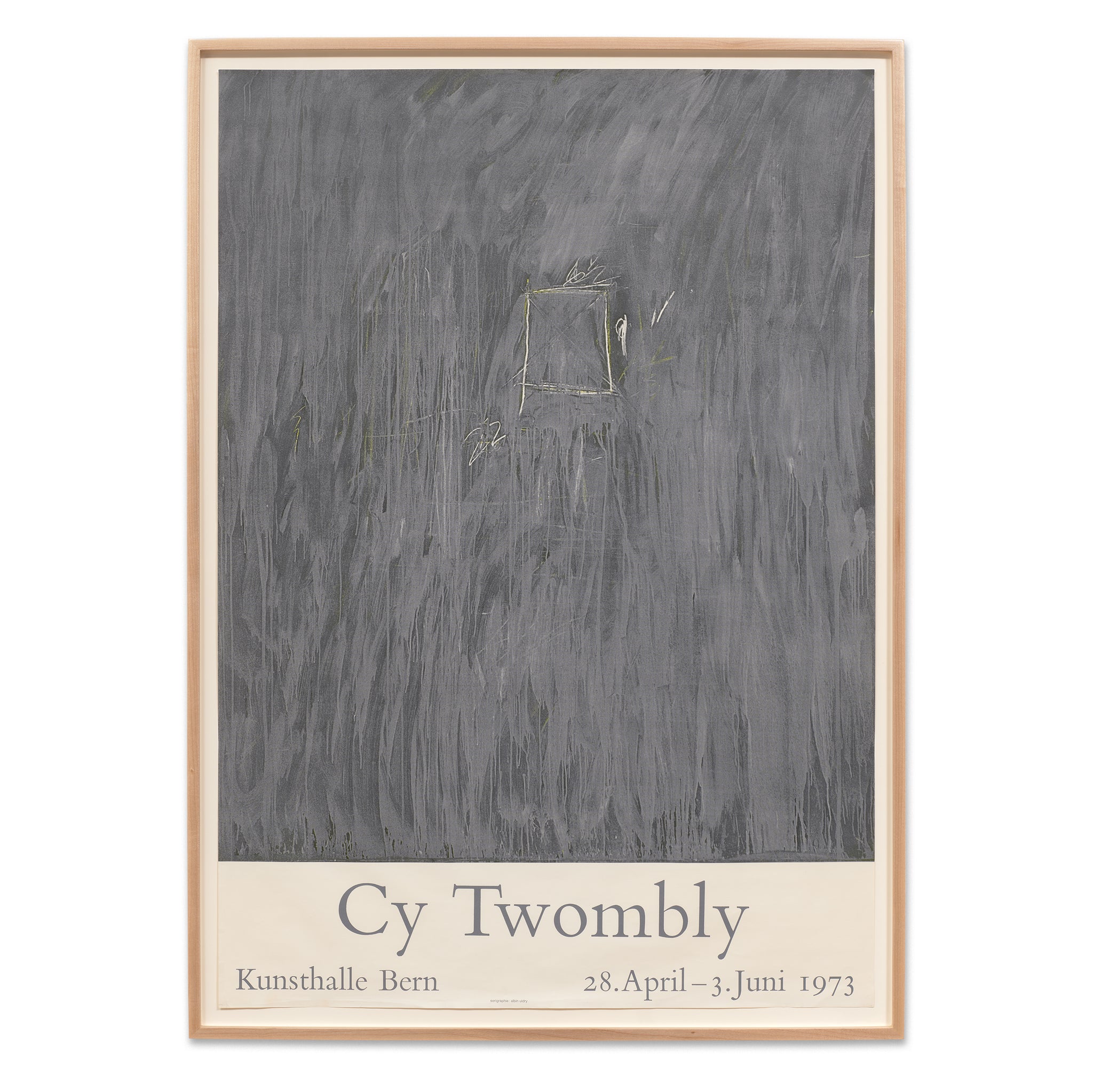 Cy Twombly Kunsthalle Bern 1973 Rare Poster | Gagosian Shop
