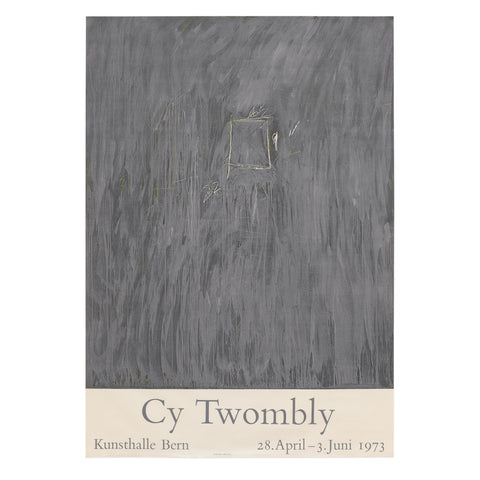 Cy Twombly vintage poster featuring Untitled (1969) 