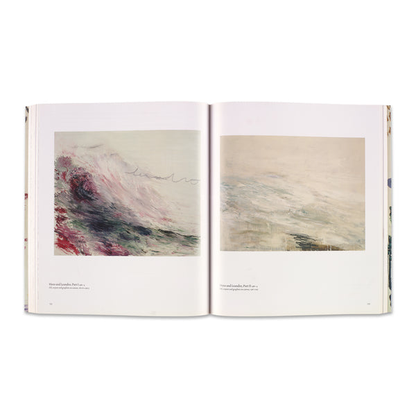 Interior spread of Cy Twombly: Cycles and Seasons book