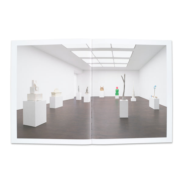 Interior spread of the book Cy Twombly: Sculpture