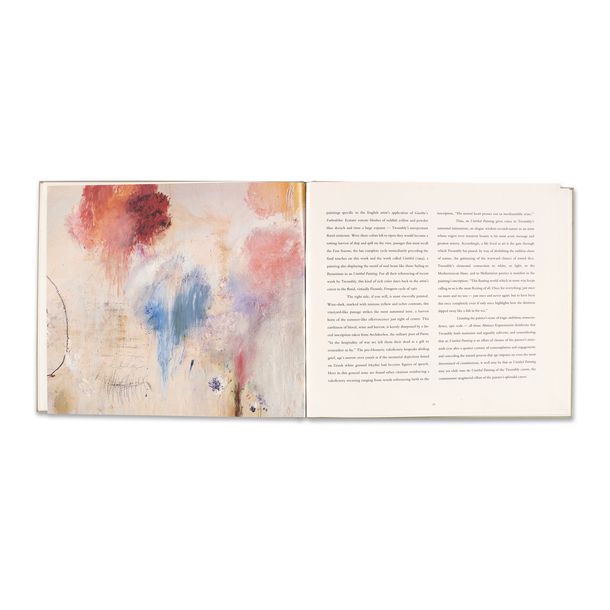 Cy Twombly: An Untitled Painting Book | Gagosian Shop