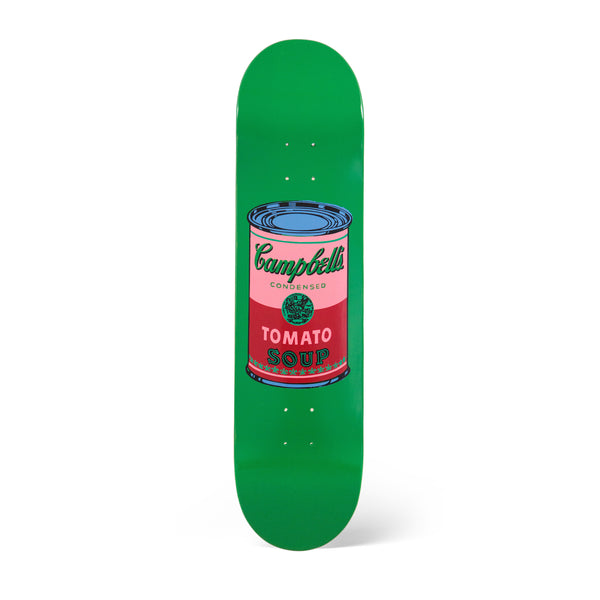 Andy Warhol: Campbell’s Soup Cans Skateboard Deck (Blood Red)
