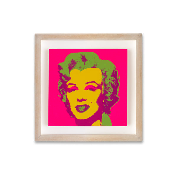 Andy Warhol: Marilyn Monroe (Marilyn) Portfolio Announcement Card in a frame