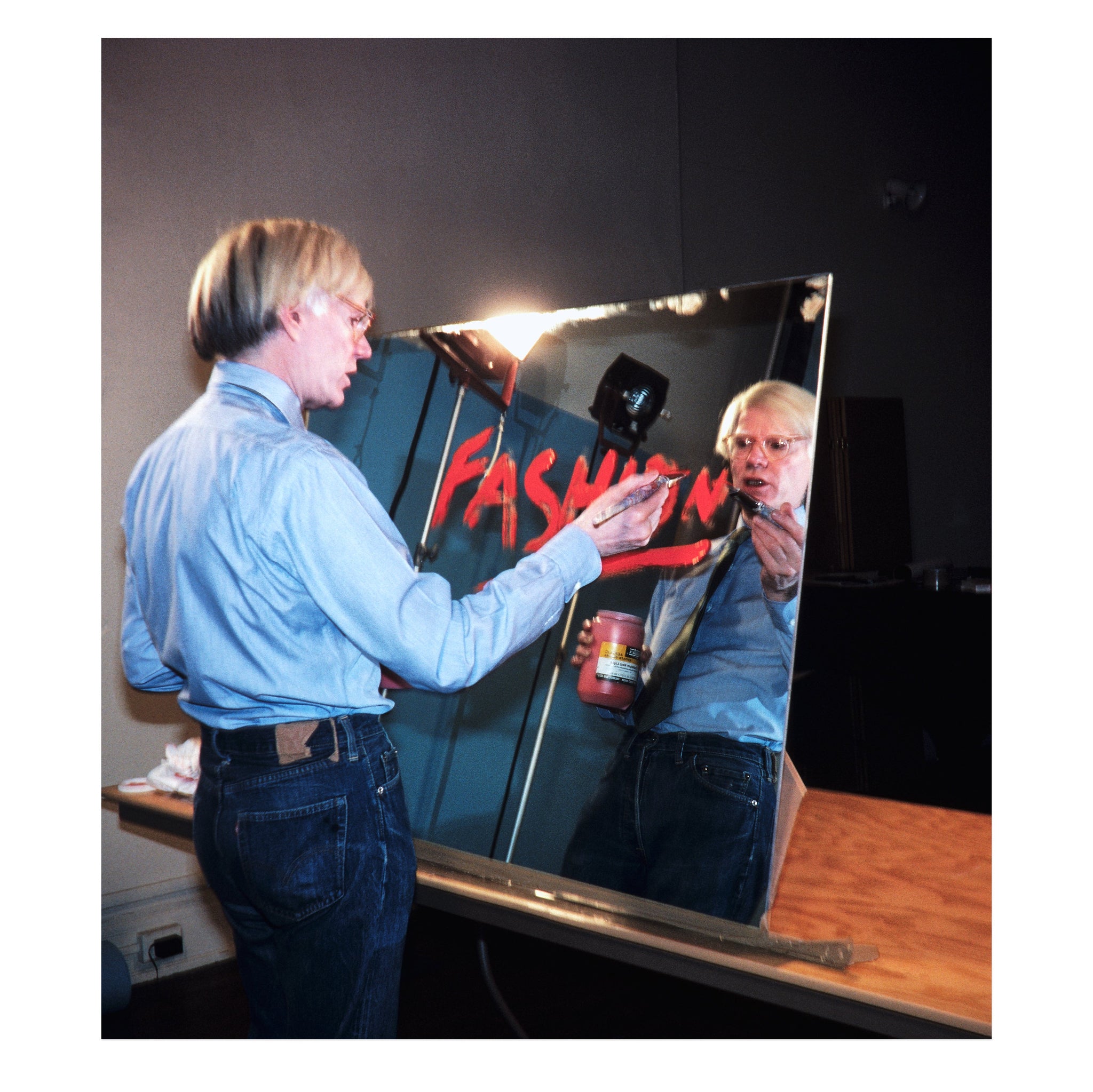 Ronnie Cutrone: Andy Warhol Painting "Fashion" I print