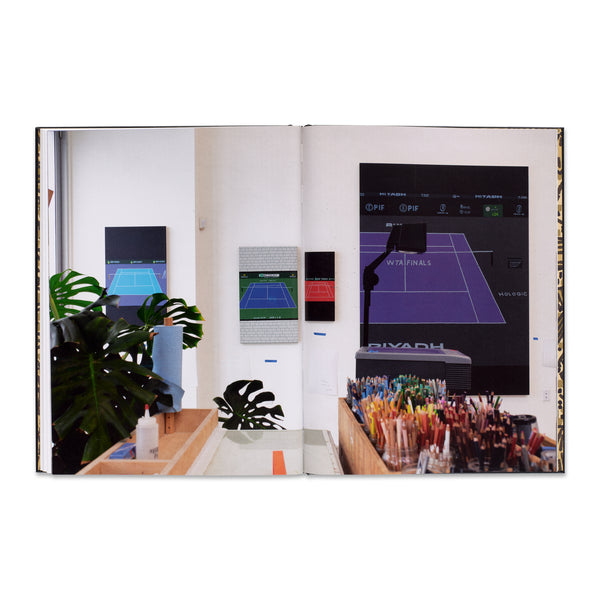 Interior spread of Jonas Wood Beverly Hills book