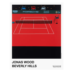 Jonas Wood Porsche Tennis Grand Prix Poster | Gagosian Shop