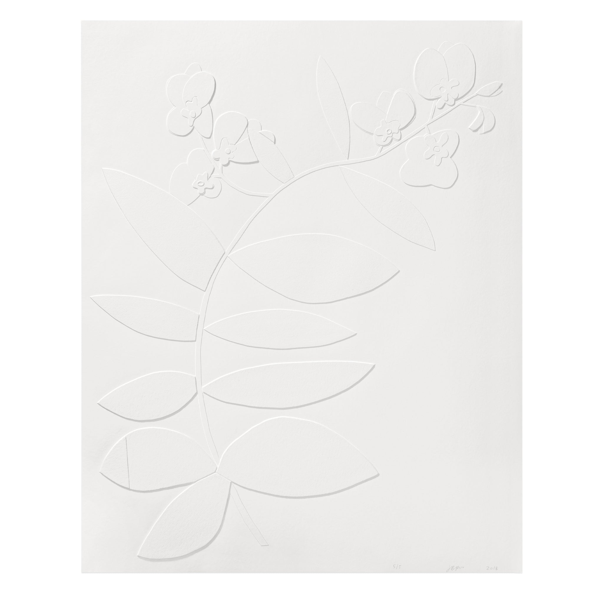 Jonas Wood: Three Clippings (White) Print | Gagosian Shop