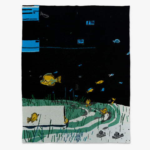 Front of Jonas Wood: Fish Tank Blanket 