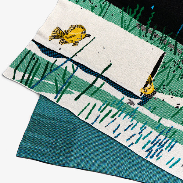 Detail of Jonas Wood: Fish Tank Blanket