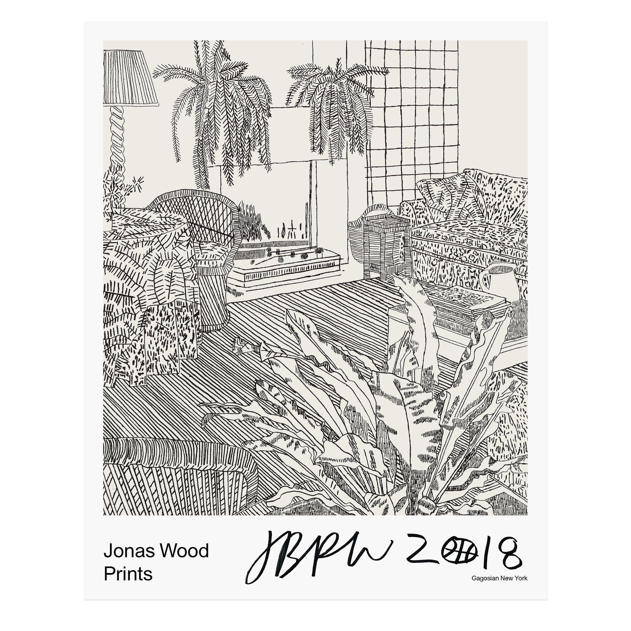 絵画 Jonas Wood Poster Jonas Wood: Prints 2 Poster | Gagosian Shop