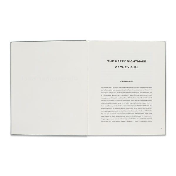 Interior spread of Christopher Wool 2006 book