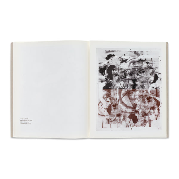 Interior spread of Christopher Wool: Roma Termini book