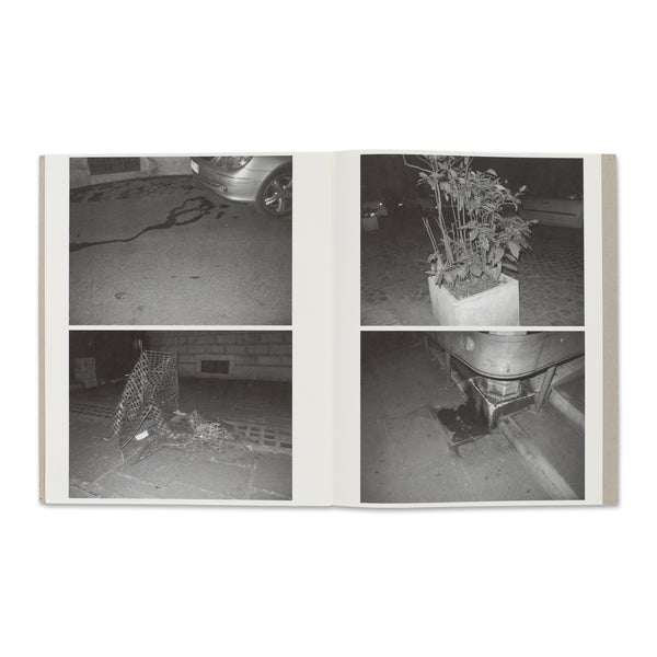 Interior spread of Christopher Wool: Roma Termini book