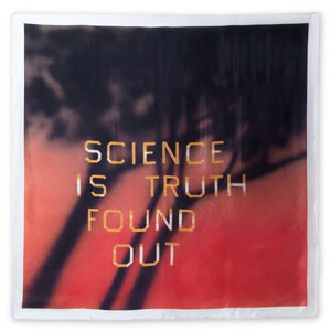 Ed Ruscha: Science Is Truth Found Out (RED)ITION Scarf