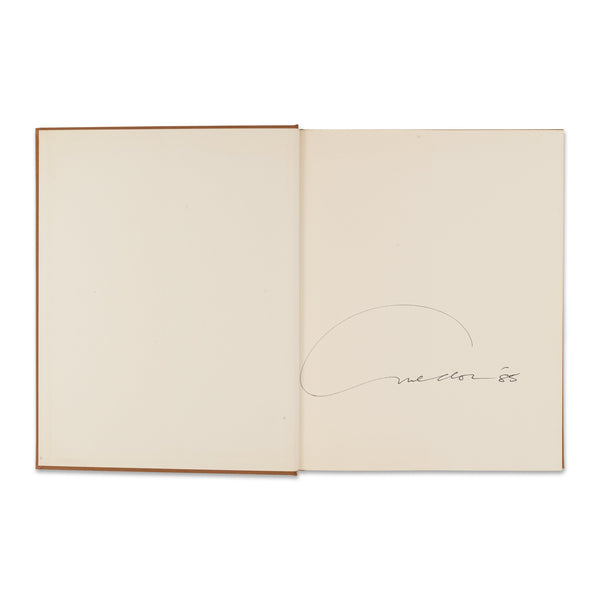 Signed front endpaper of Richard Avedon: In the American West