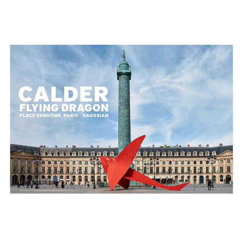 Alexander Calder poster featuring the artist’s sculpture Flying Dragon