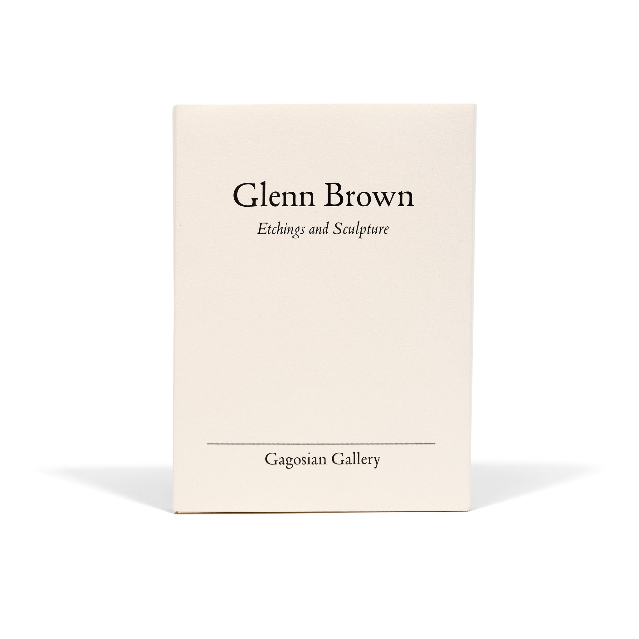 Front of Glenn Brown: Etchings and Sculpture Notecard Set