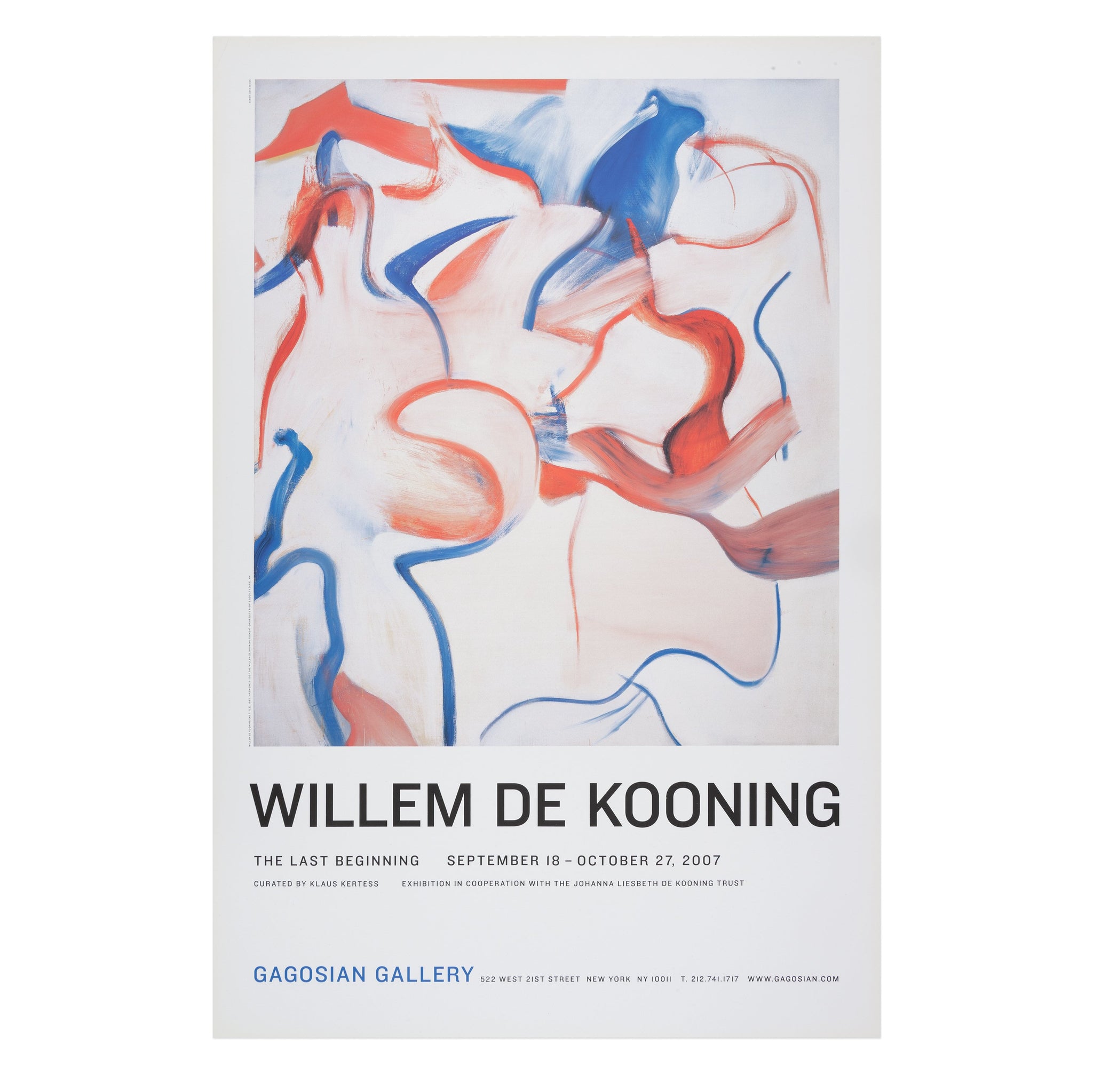 Willem de Kooning: The Last Beginning poster