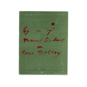 Cover of By or of Marcel Duchamp or Rrose Sélavy rare book