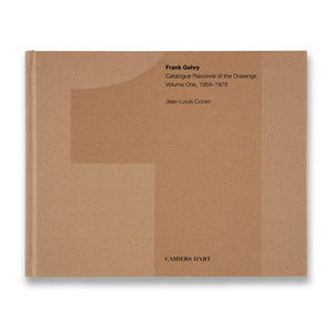 Cover of the catalogue raisonné Frank Gehry: Catalogue Raisonné of the Drawings, Volume One, 1954–1978