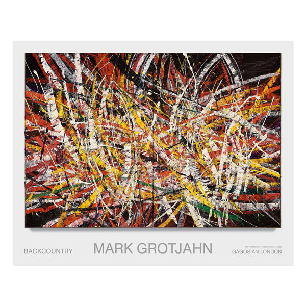 Mark Grotjahn: Backcountry unsigned poster featuring painting