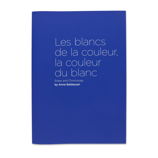 Simon Hantaï: Les blancs de la couleur, la couleur du blanc blue booklet