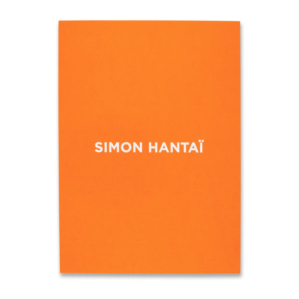 Cover of orange box version of Simon Hantaï: Les blancs de la couleur, la couleur du blanc