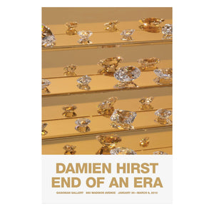 Damien Hirst: End of an Era poster, depicting Painful Memories/Forgotten Tears