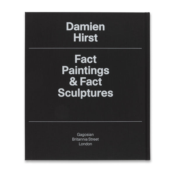 Back cover of the book Damien Hirst: Fact Paintings and Fact Sculptures