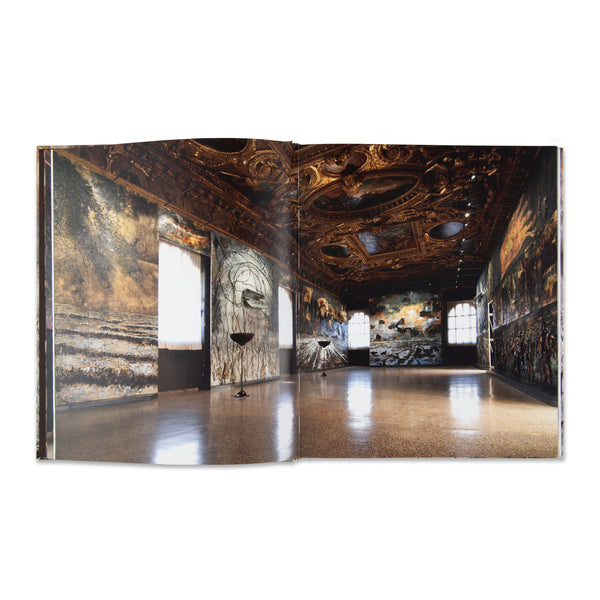 Interior spread from the book for Anselm Kiefer’s exhibition at Palazzo Ducale, Venice