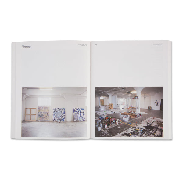 Interior spread of the monograph Harmony Korine, published in 2018
