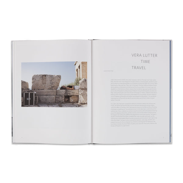 Interior spread of the book Vera Lutter: Fragments of Time Past