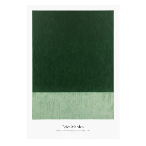 Brice Marden poster, depicting the painting Blockx