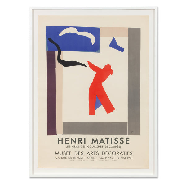 Henri Matisse: Les Grandes Gouaches Découpées rare poster in a frame