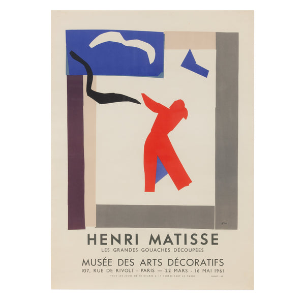 Henri Matisse: Les Grandes Gouaches Découpées rare poster