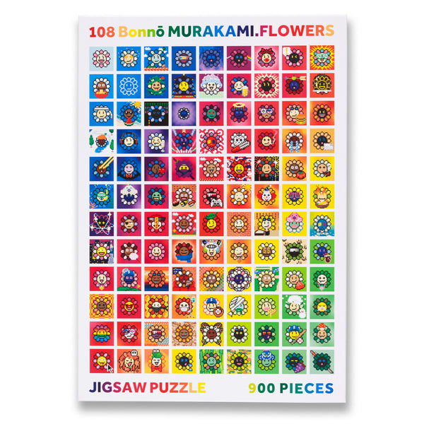 Takashi Murakami: 108 Bonno Murakami.Flowers Jigsaw Puzzle