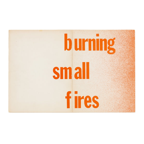 Bruce Nauman: Burning Small Fires