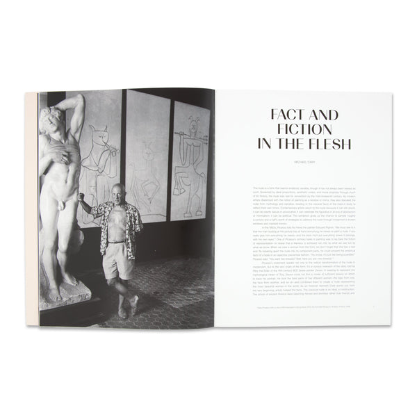 Interior spread of the book Nude: From Modigliani to Currin