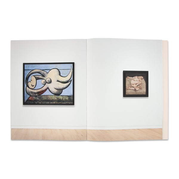 Interior spread of the book Nude: From Modigliani to Currin