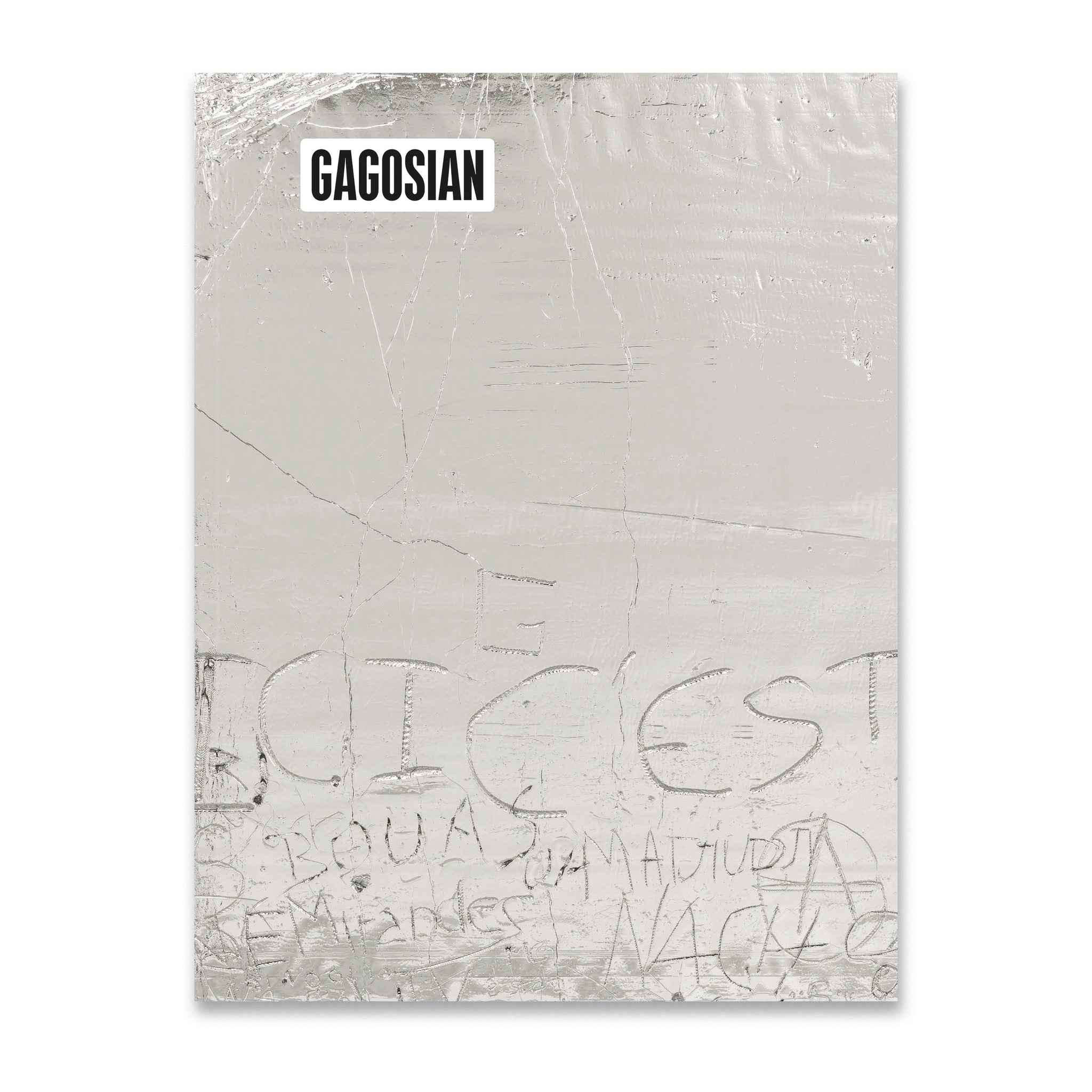 Cover of the Spring 2017 issue of Gagosian Quarterly magazine, featuring artwork by Rudolf Stingel