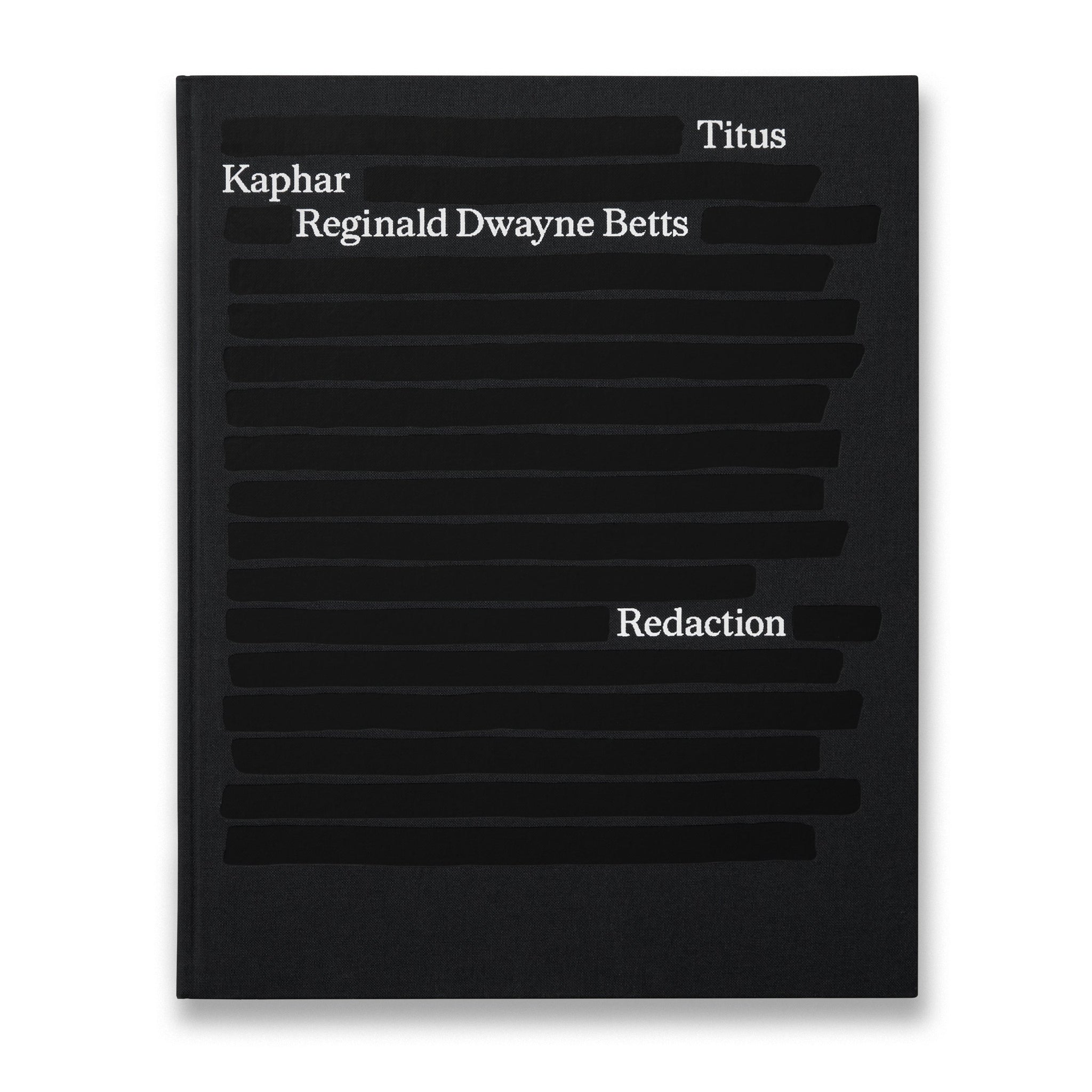 Cover of the book Titus Kaphar and Reginald Dwayne Betts: Redaction