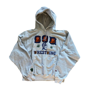 Front of Darren Romanelli for Katz + Dogg Wrestling Hoodie