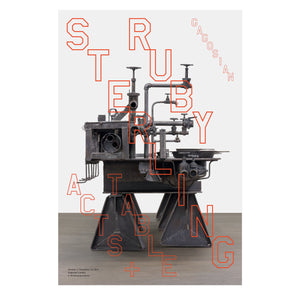 Sterling Ruby: ACTS + TABLE poster, depicting the work TABLE (DOUBLE LAST SUPPER)