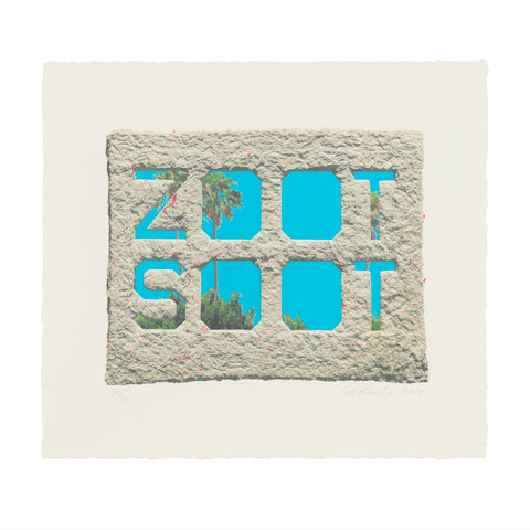Ed Ruscha: Zoot Soot print