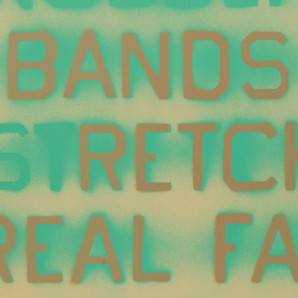Detail of Ed Ruscha: Rubber Bands print