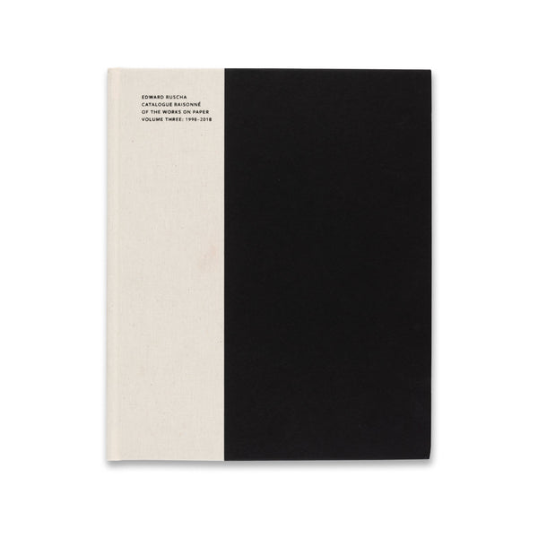 Cover of the catalogue raisoné Edward Ruscha Catalogue Raisonné of the Works on Paper: Volume Three 1998–2018