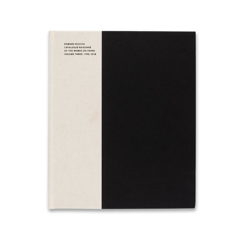 Cover of the catalogue raisoné Edward Ruscha Catalogue Raisonné of the Works on Paper: Volume Three 1998–2018