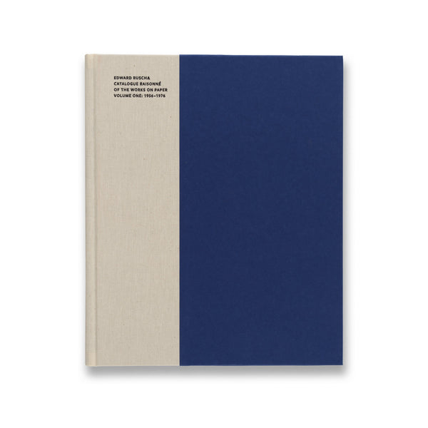 Cover of the catalogue raisoné Edward Ruscha Catalogue Raisonné of the Works on Paper: Volume One, 1956–1976