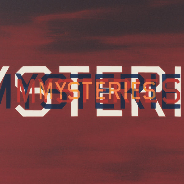 Detail of Ed Ruscha: Mysteries lithograph